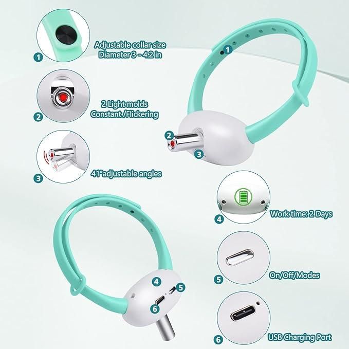 Pet Laser Collar  – Smart Self-Play Toy for Pets