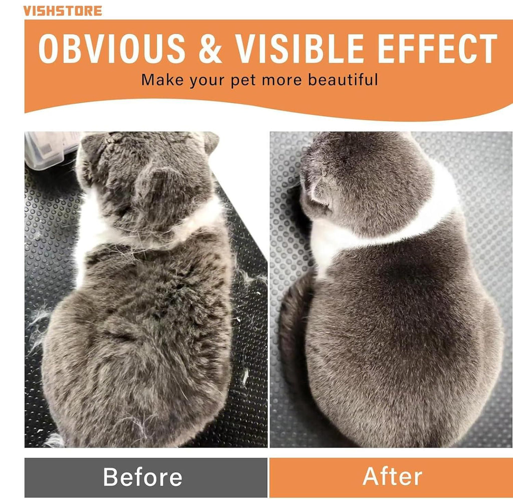 Steam Brush for Dogs/Cats – Smooth, Shiny & Steam-Soft Coats