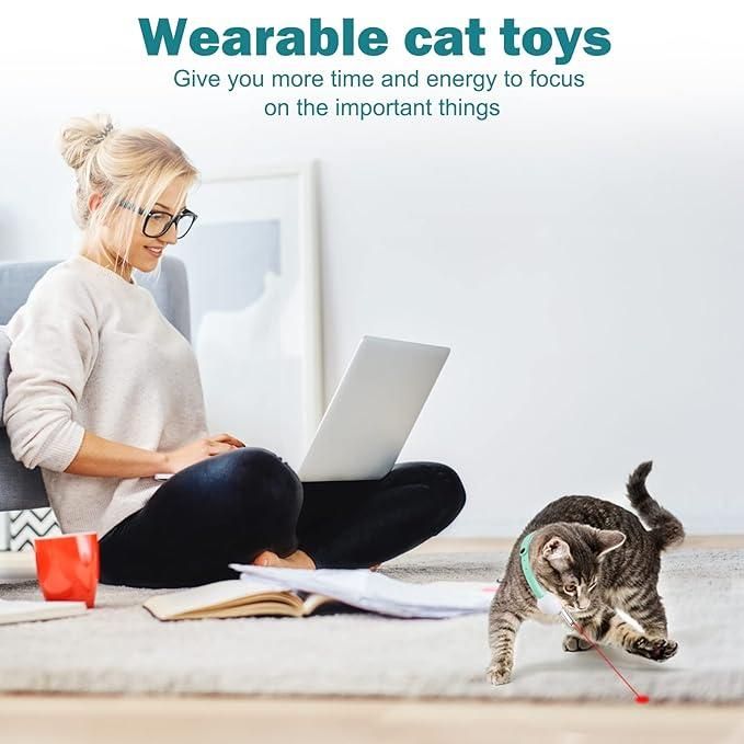 Pet Laser Collar  – Smart Self-Play Toy for Pets